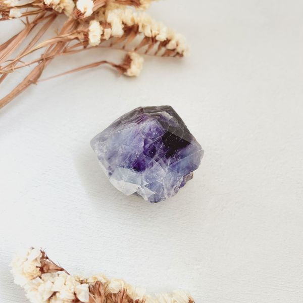 punta grezza in Fluorite Blu